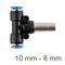 AIRCRAFT Red. Insert T-joint Pu 10mm - 8mm